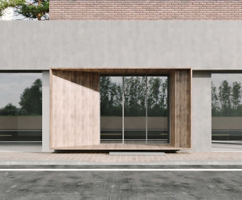 Modern Facade Element-ID:355427987