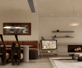 Modern A Living Room-ID:896291024