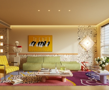 Modern A Living Room-ID:697184096