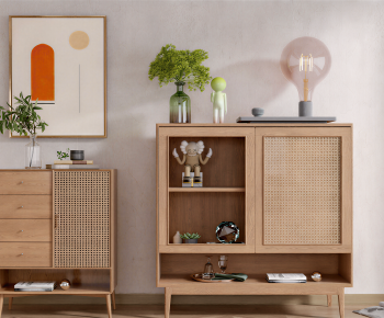 Nordic Style Side Cabinet-ID:116839895