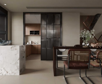 Modern Dining Room-ID:666846041