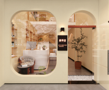 Modern Facade Element-ID:542409908