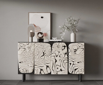 Modern Entrance Cabinet-ID:398027908
