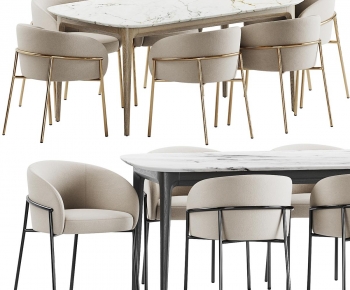 Modern Dining Table And Chairs-ID:488210929
