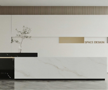 Modern Reception Desk-ID:920300586