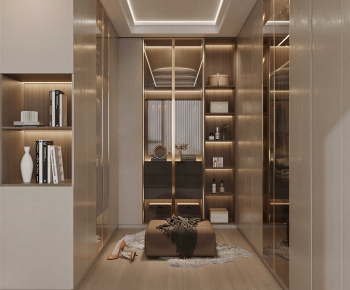 Modern Clothes Storage Area-ID:549227009