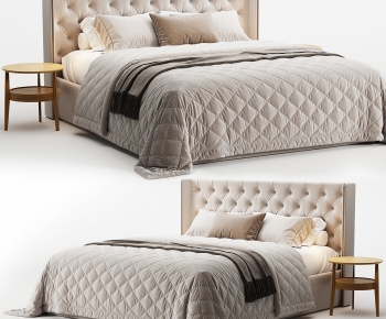 Modern Double Bed-ID:334699268
