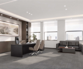 Modern Manager's Office-ID:124918948