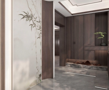 New Chinese Style Hallway-ID:647558938