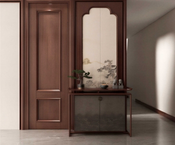 New Chinese Style Hallway-ID:748920432