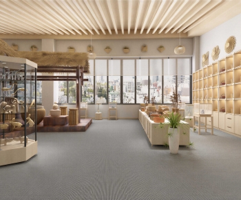 Wabi-sabi Style Exhibition Hall-ID:730261091