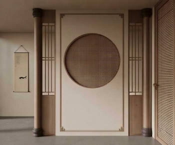 New Chinese Style Hallway-ID:528002981