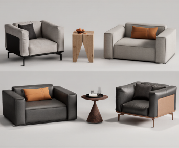 Modern Single Sofa-ID:430273061