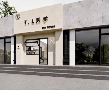 Modern Facade Element-ID:752784972