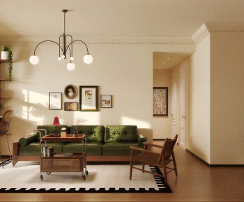 French Style A Living Room-ID:588109023