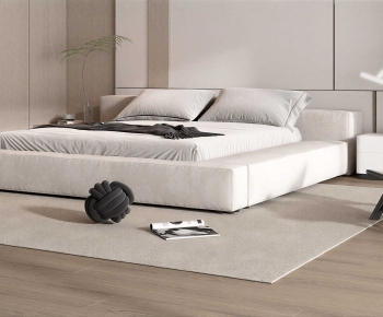 Modern Double Bed-ID:524619102