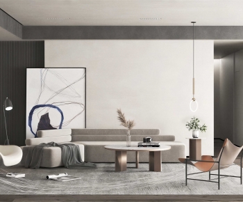 Modern A Living Room-ID:599031937