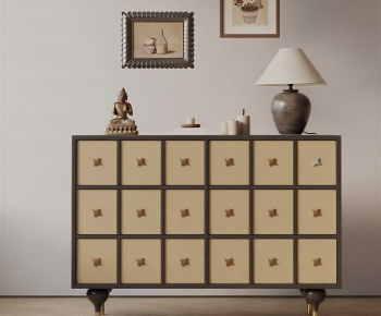 Wabi-sabi Style Entrance Cabinet-ID:968684912