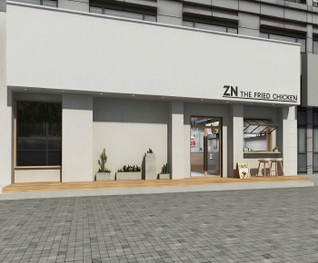 Modern Facade Element-ID:886691099