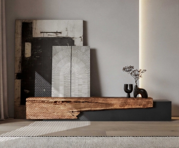 Wabi-sabi Style Stool-ID:114511015