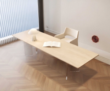 Modern Computer Desk And Chair-ID:997433908