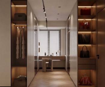 Modern Clothes Storage Area-ID:316795111