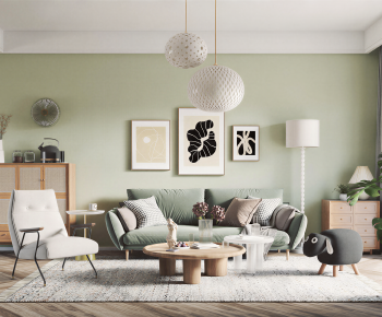 Nordic Style A Living Room-ID:700603019