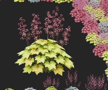 Modern Flowers And Grass-ID:434267048