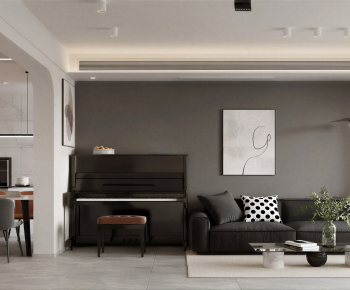 Modern A Living Room-ID:214395056