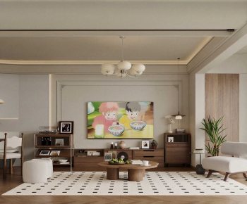 Modern A Living Room-ID:766802074