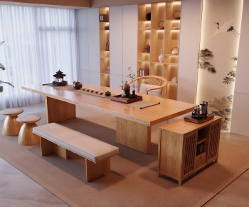 New Chinese Style Tea Tables And Chairs-ID:803591971