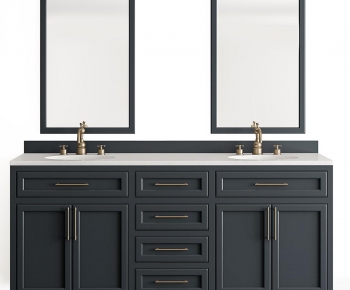 Simple European Style Bathroom Cabinet-ID:846996076