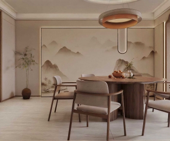 New Chinese Style Dining Room-ID:845776083