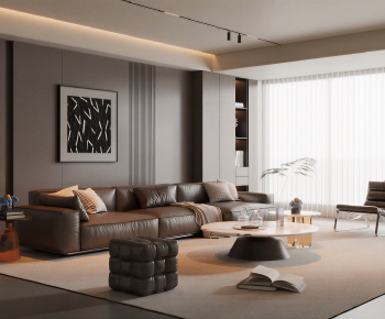 Modern A Living Room-ID:402956012