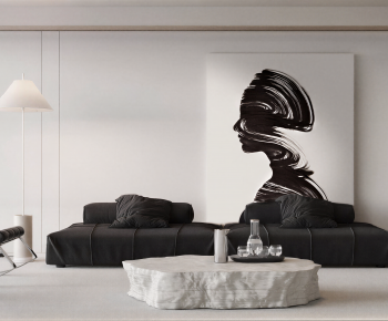 Modern A Living Room-ID:896740913