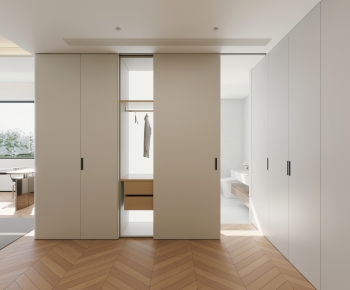 Modern Clothes Storage Area-ID:799730066