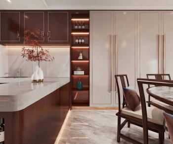 New Chinese Style Dining Room-ID:957575087