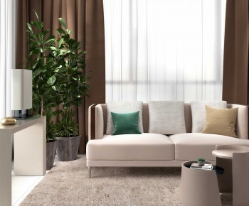 Modern A Living Room-ID:745264051