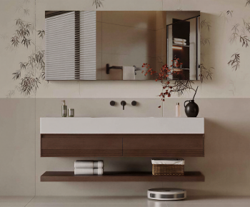 New Chinese Style Bathroom Cabinet-ID:942820078