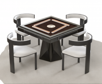 Modern Mahjong Tables And Chairs-ID:989270934