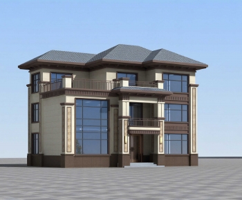 New Chinese Style Detached Villa-ID:871638063