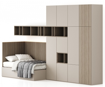 Modern Child's Bed-ID:410540105