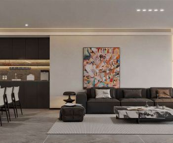 Modern A Living Room-ID:809791094