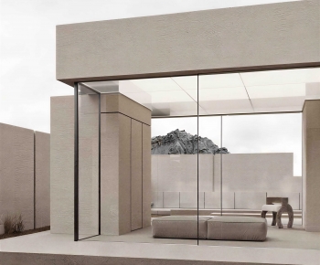 Modern Glass Sun Room-ID:121506936