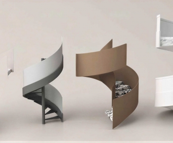 Modern Rotating Staircase-ID:982544902