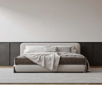 Modern Double Bed-ID:361737017