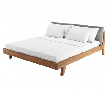 Modern Double Bed-ID:464452986