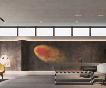 Wabi-sabi Style Manager's Office-ID:988810069