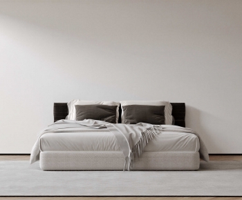 Modern Double Bed-ID:712883004