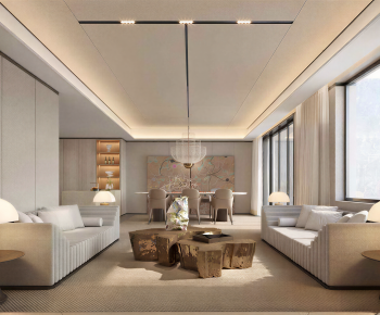 Modern A Living Room-ID:390444041